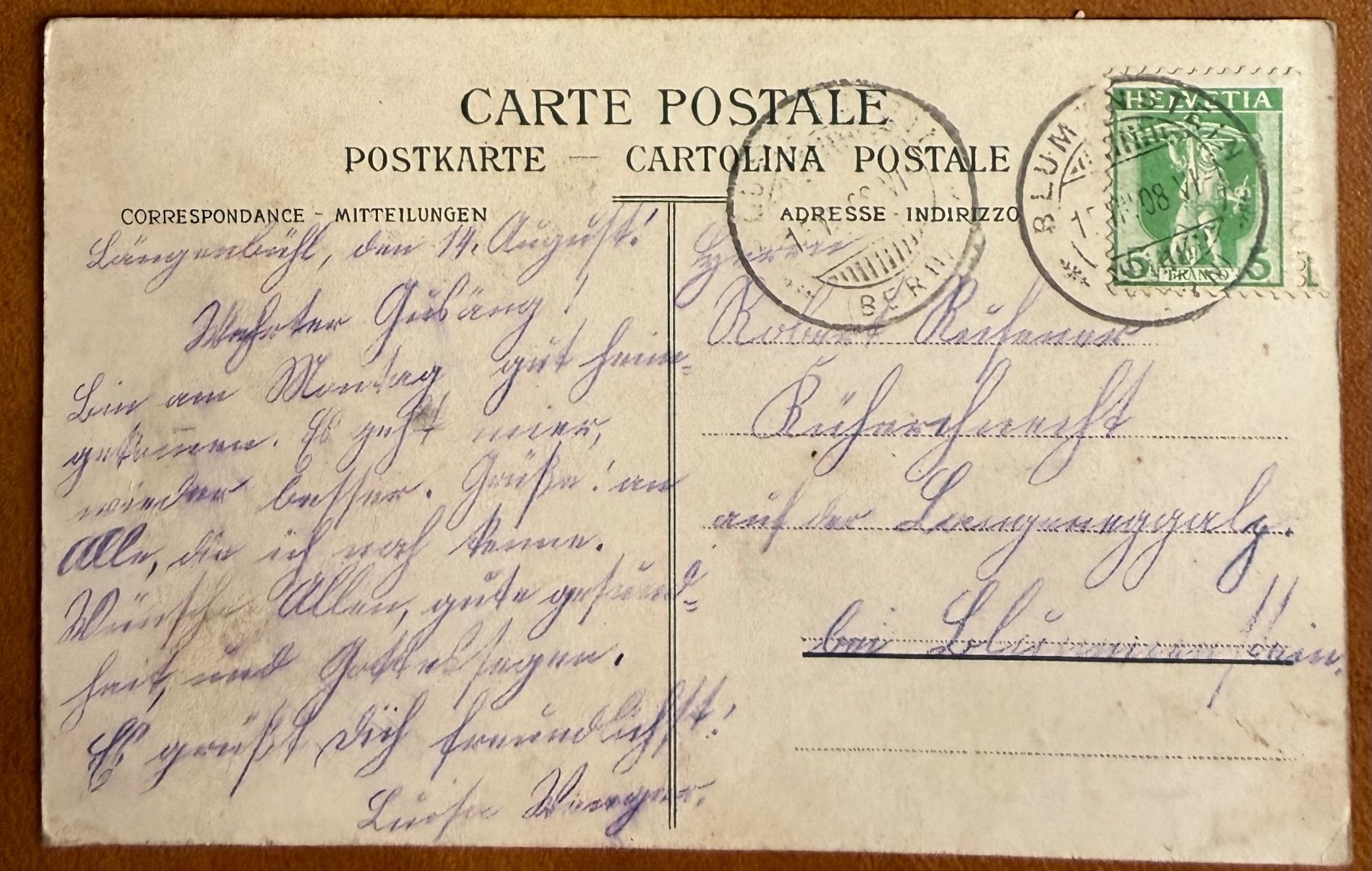 Cartoline postali: Emmenthal - Die Meitschi - Folklore 1908... Schön ! – Usato da Lutry venduto da Ediego 1