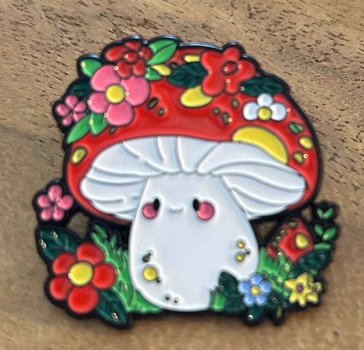 Placchette & Badge: Pin Pilz / Fliegenpilz – Nuovo e nell'imballaggio originale da Geneve venduto da vane267