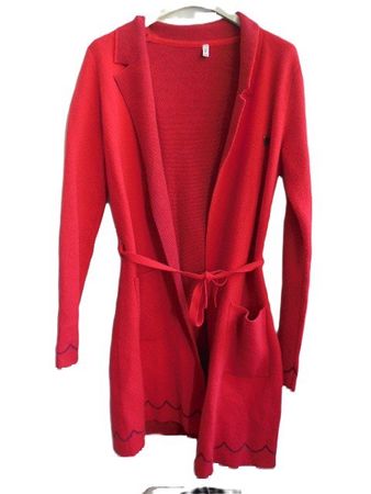 BLUTSGESCHWISTER  Gr. 34 langer Strick Cardigan 50% Viskose