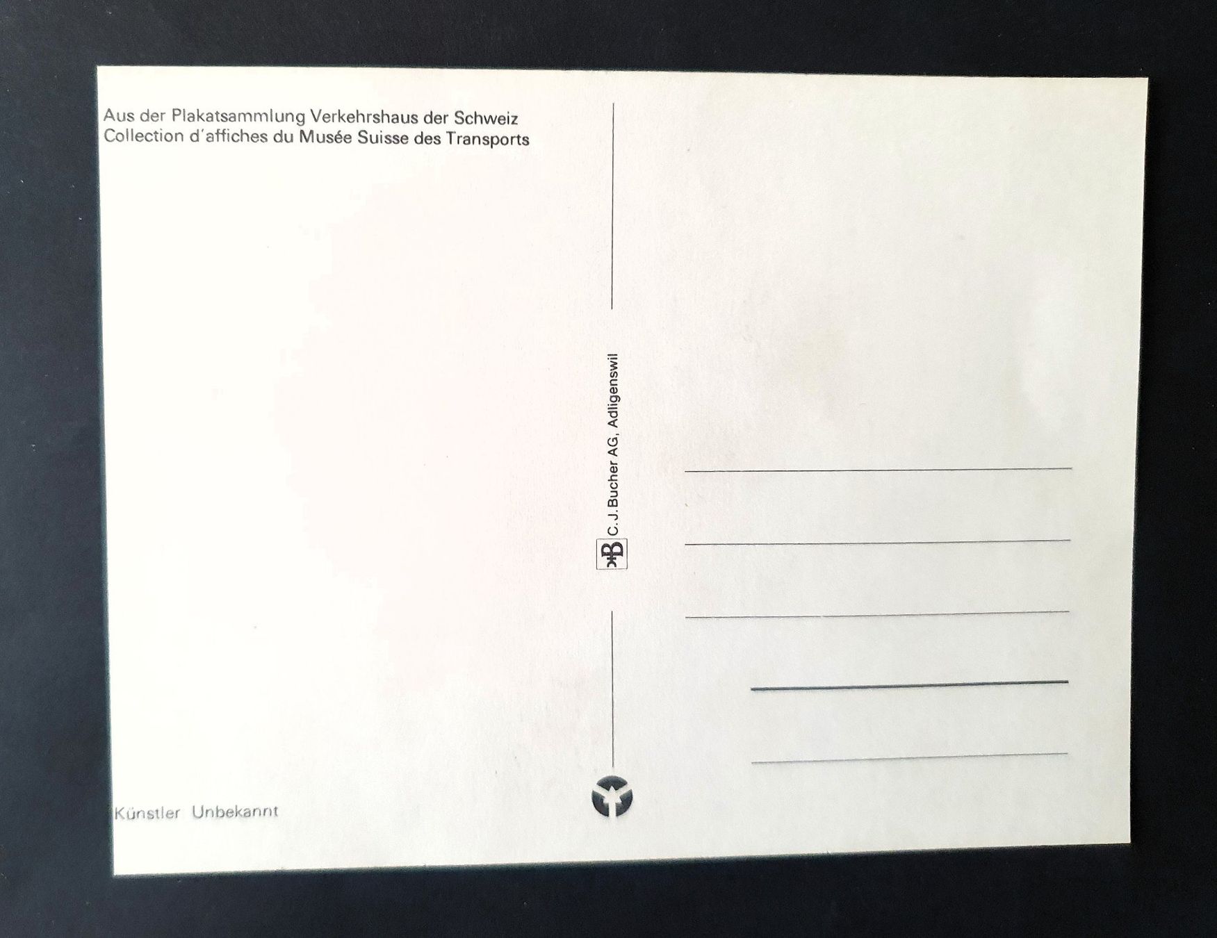 Ansichtskarten: Carte postale, CP, Bosch Zündung, Robert Bosch, Stuttgart – Gebraucht aus Martigny von Abm1000 1