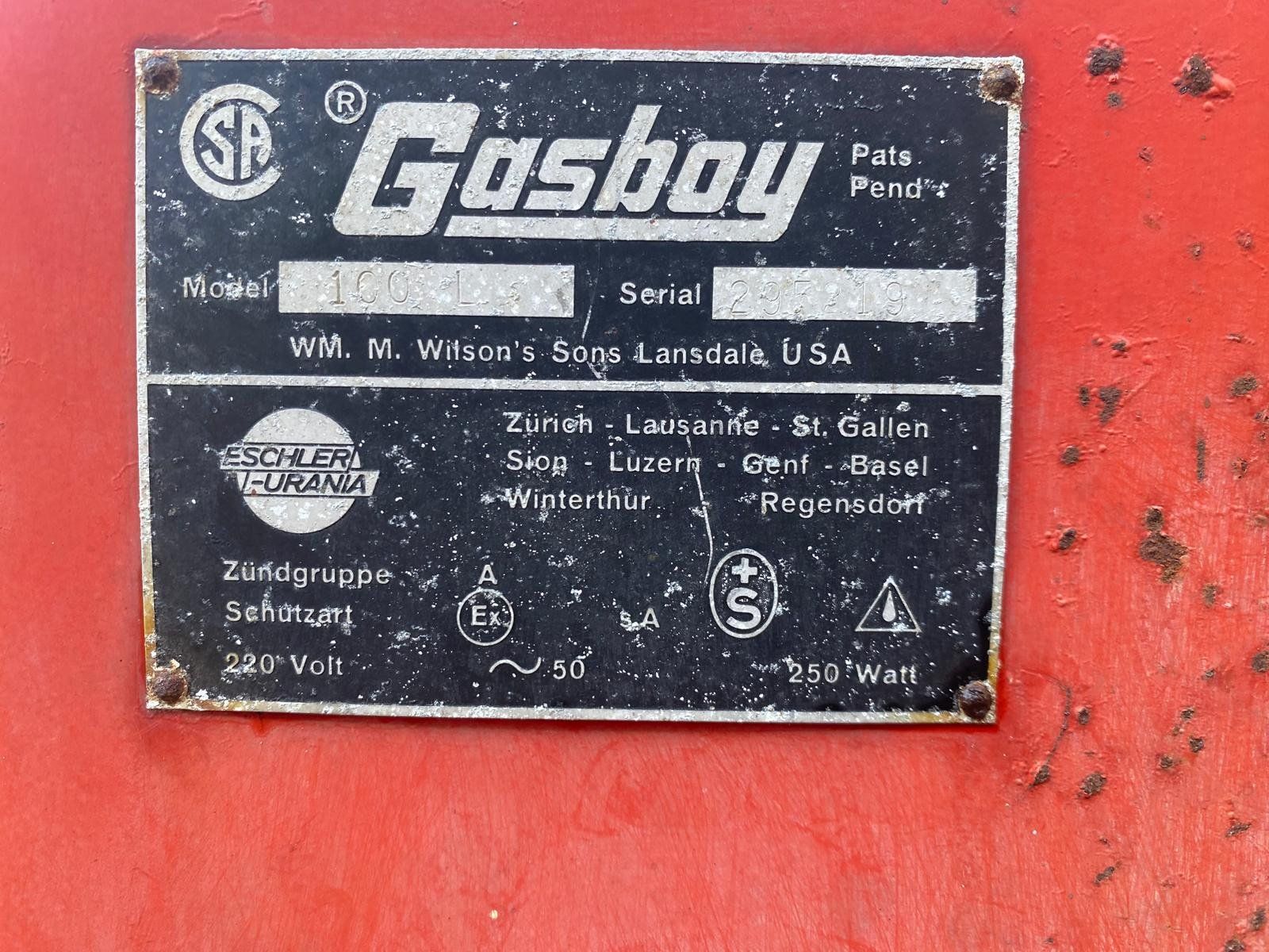 Autres collections & raretés: Tanksäule GasBoy – D'occasion à Arboldswil par Jaromunimog 2
