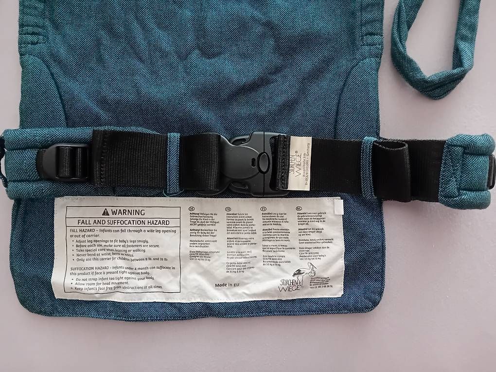 Marsupi portabebè: Babytrage - BabyCarrier Storchenwiege – Usato da Dübendorf venduto da Lillalovis 1