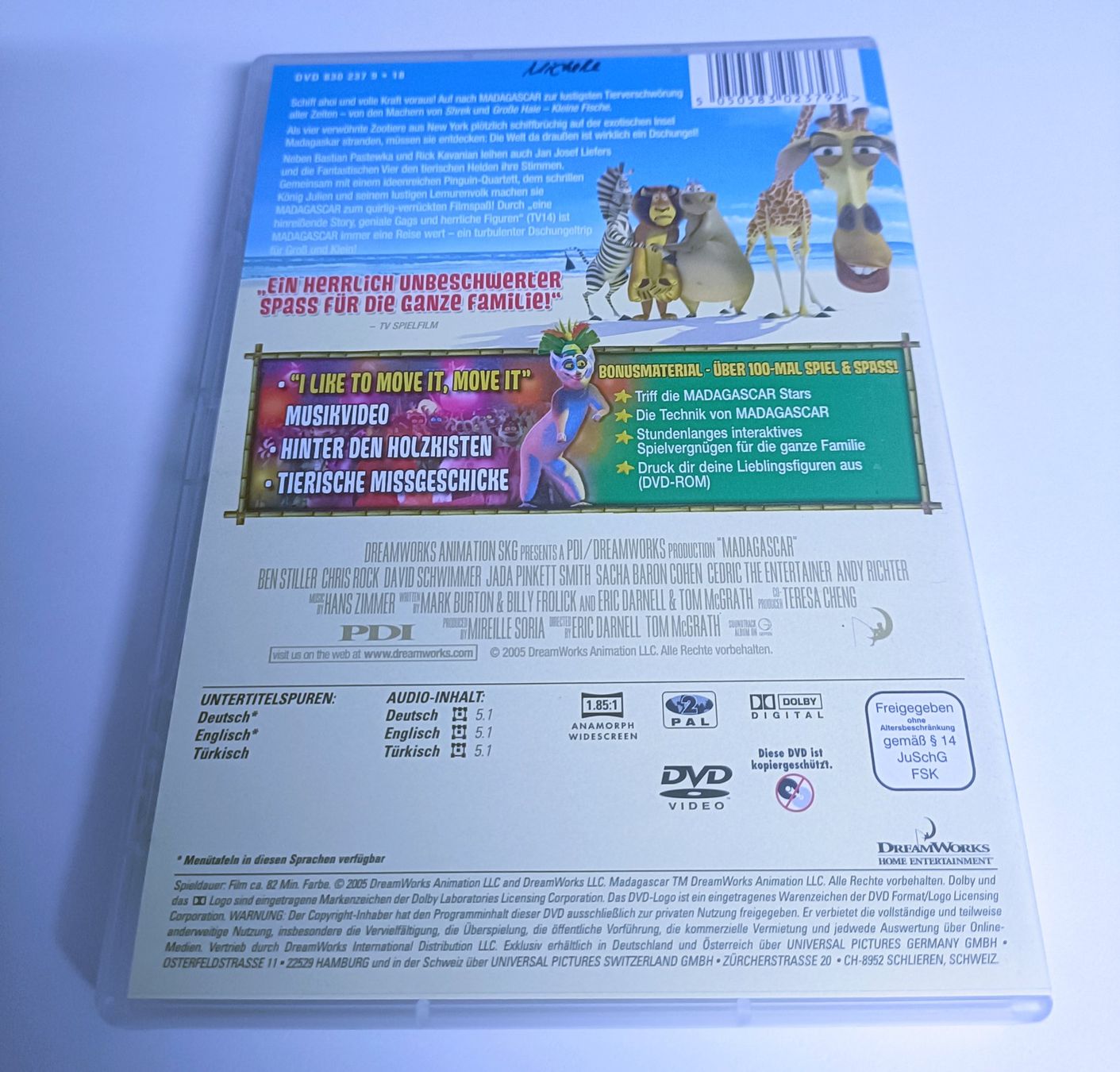 Tutti i DVDs: Madagascar | DVD – Usato da Köniz venduto da Movieportal007 1