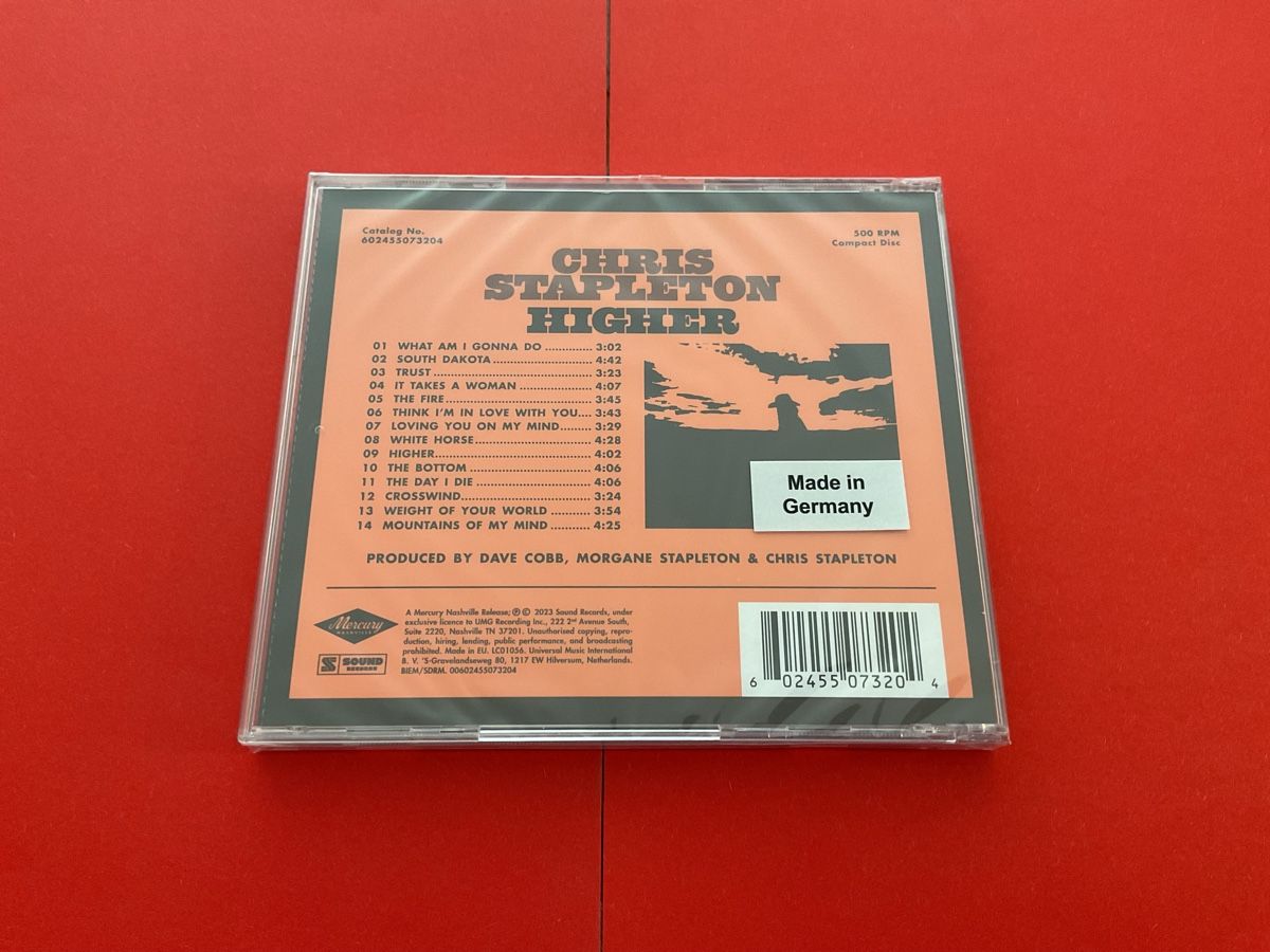 CD: CD Chris Stapleton Higher original neu verschweisst – Nuovo e nell'imballaggio originale da Steinach venduto da Quarkie 1