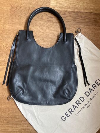 Gérard-Darel-Leder-Shopper/Sac cabas en cuir Gérard Darel