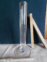 Glas Vase zylindrisch  Handgefertigt 24cm Hersteller Siehe..