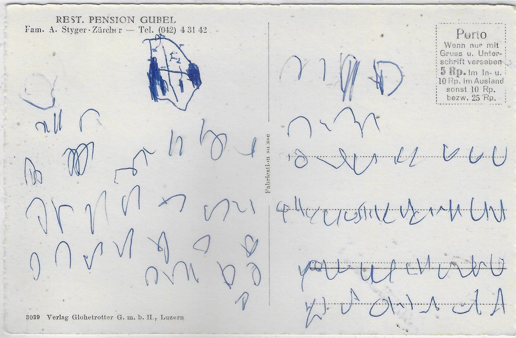 Cartoline postali: Kloster "Maria Hilf" Gubel - Menzingen – Usato da Ettingen venduto da Kartenplanet 1