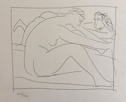 Pablo Picasso Ovid " Planche XXV "