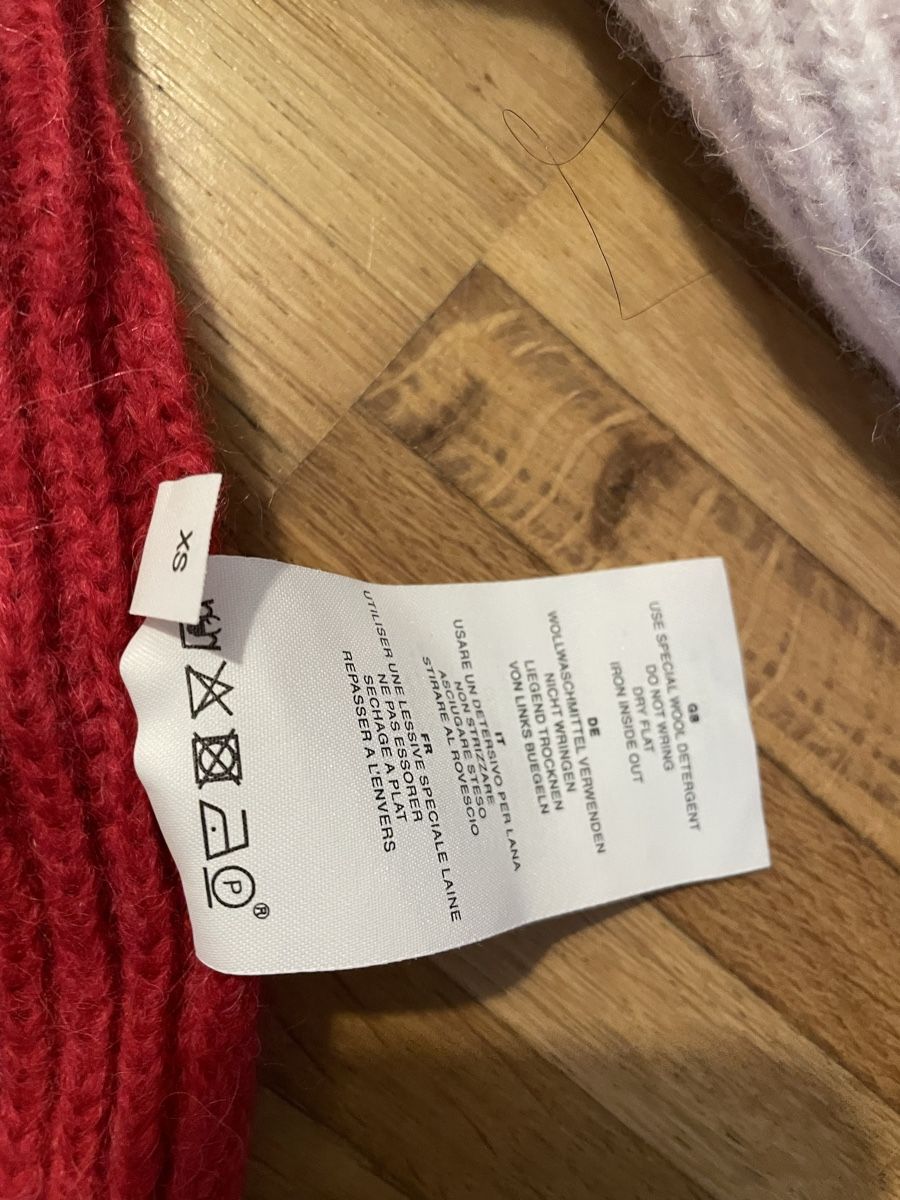 Closed Maglioni & Felpe: Closed Strickpullover Rot/Weiss Gr. XS Winter-Look! – Usato da Zürich venduto da ocimen 2
