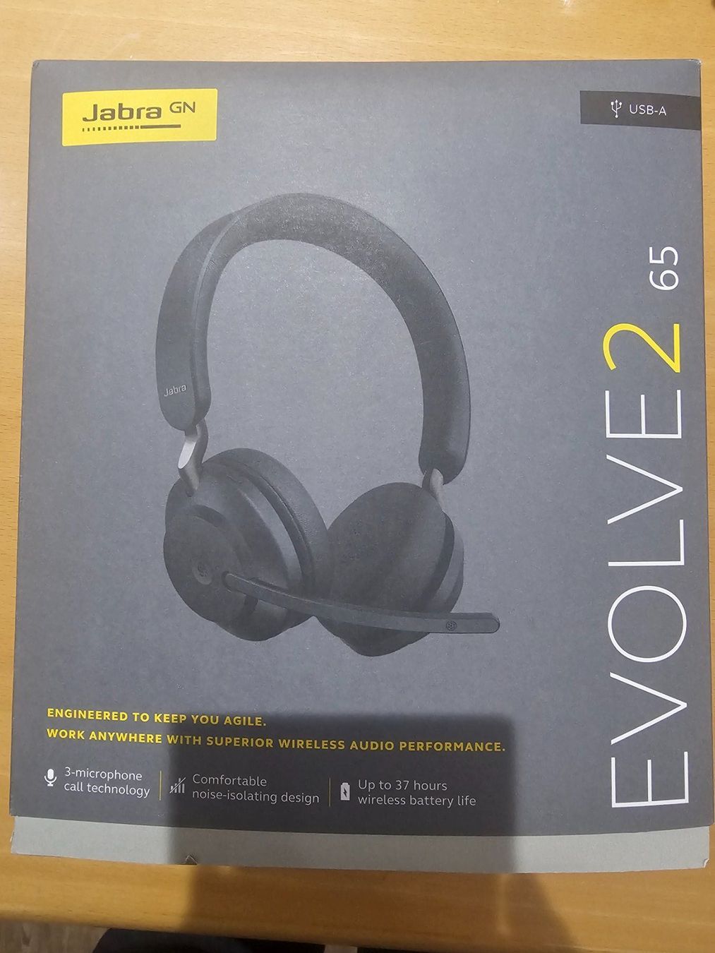 Jabra Cuffie: Jabra Evolve2 65 MS Kabellos, USB-A, Microsoft Teams – Usato da Zollbrück venduto da gueschu01 3