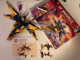 Lego Ninjago 71833 Super Sturmflieger komplett