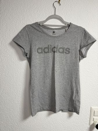 Adidas Damen T-Shirt Grau M