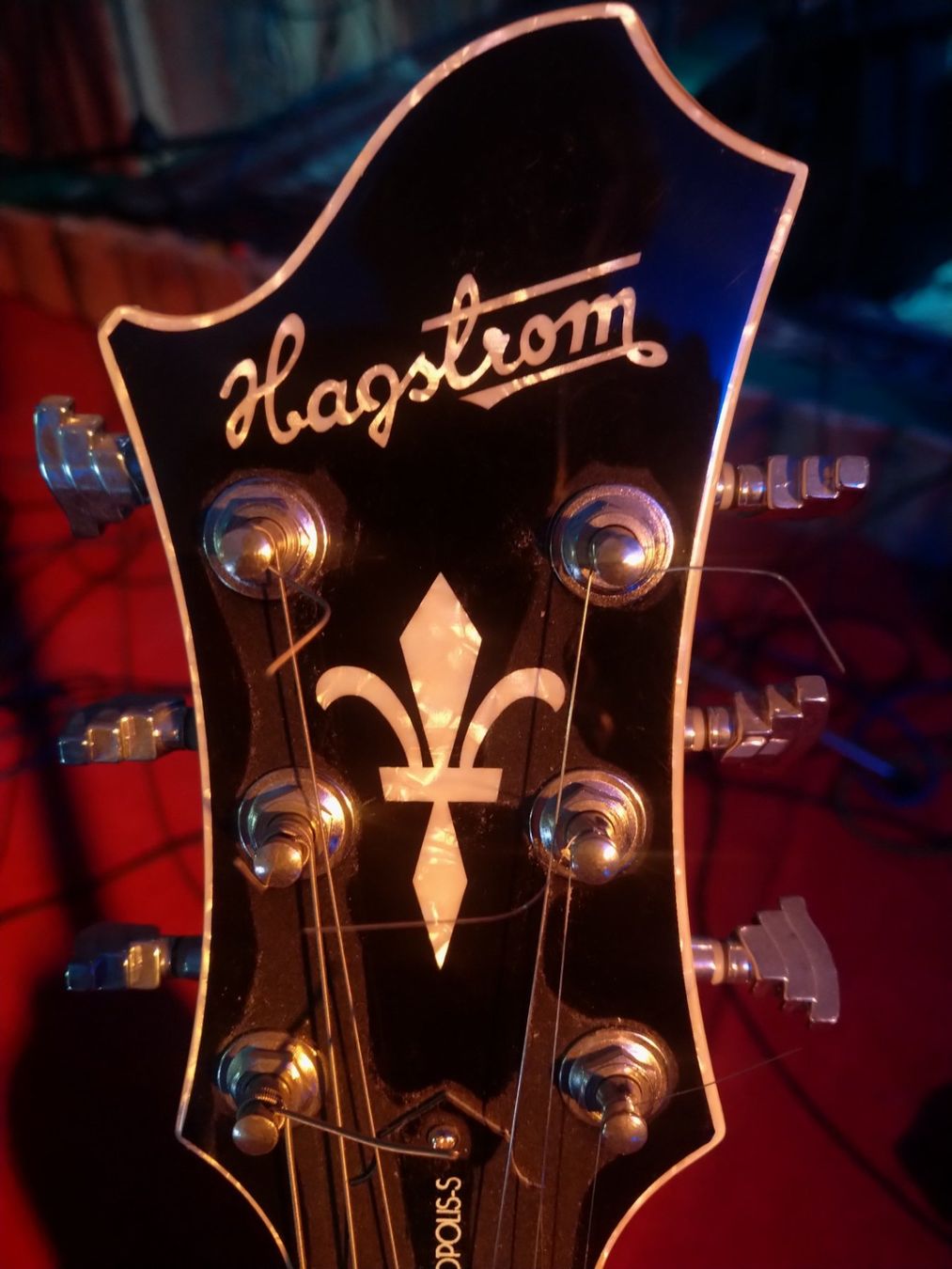 Hagström Strumenti musicali: Hagstroem Gitarre Metropolis-S – Usato da Safenwil venduto da Zappi1969 4