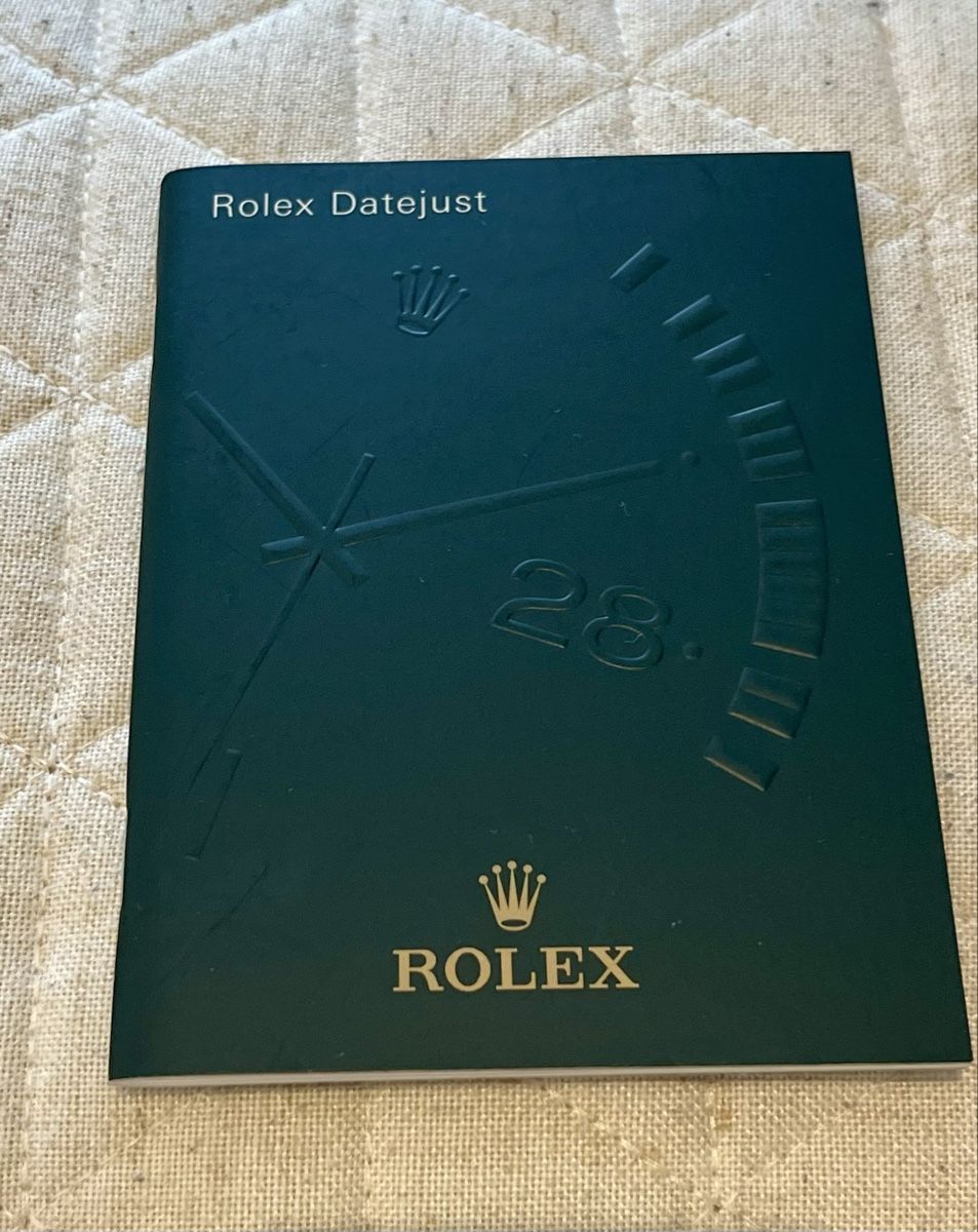 Rolex Montres: Rolex Datejust Booklet 2006 English – Neuf (Voir description) à St-Légier-Chiésaz par candidog