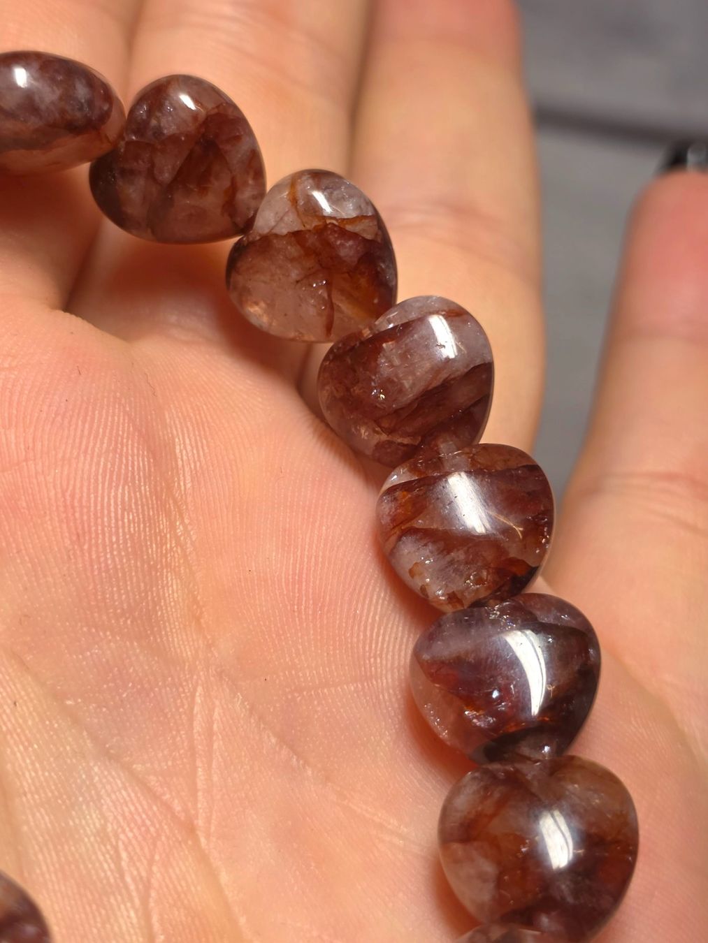 Minerali & Pietre curative: Feuerquarz Herzarmband – Nuovo e nell'imballaggio originale da Matzingen venduto da Shay_Crystalz 2