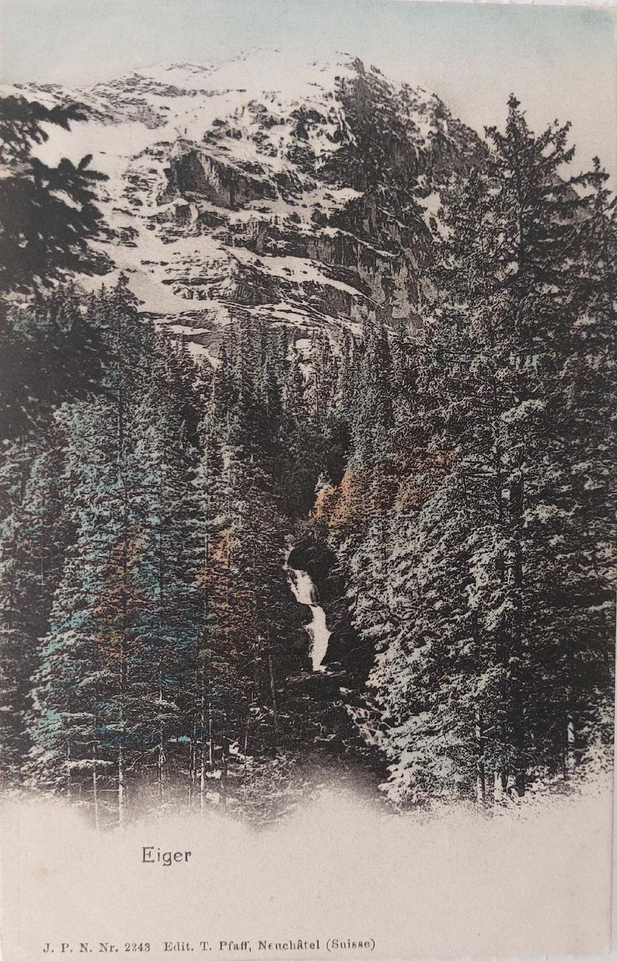 Cartoline postali: EIGER – Usato da Delémont venduto da Domdom1