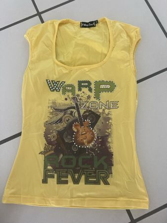 Sommerliches Shirt von Warp Zone, Grösse 38, Gelb 😎☀️