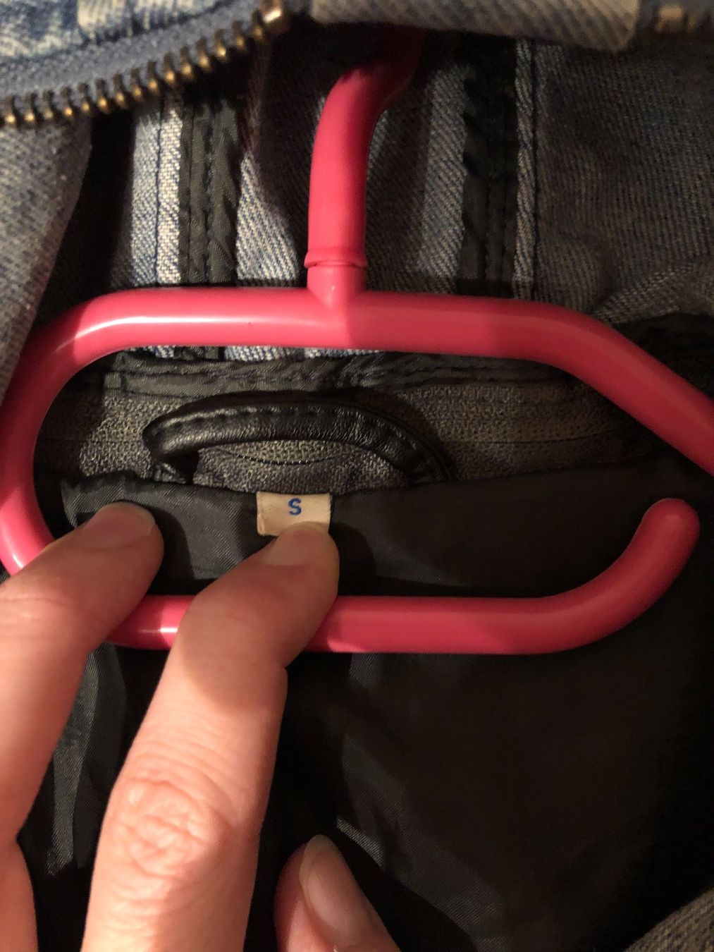 Giacche: Kunstlederjacke mit Jeans, Gr. S – Usato da Kriessern venduto da c_n1 4
