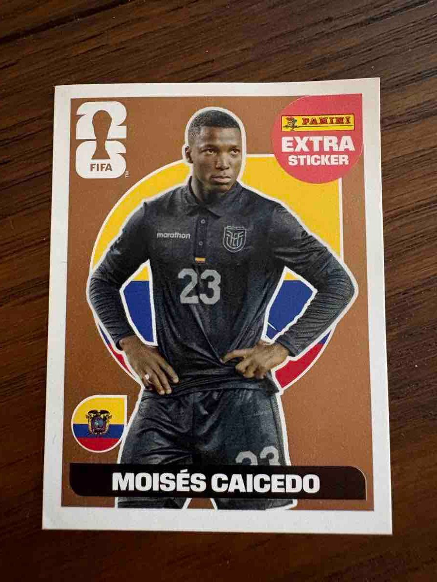 Panini Carte collezionabili: Extra Sticker bronze Caicedo neuf – Nuovo (secondo la descrizione) da St-Sulpice VD venduto da dxf_rny9