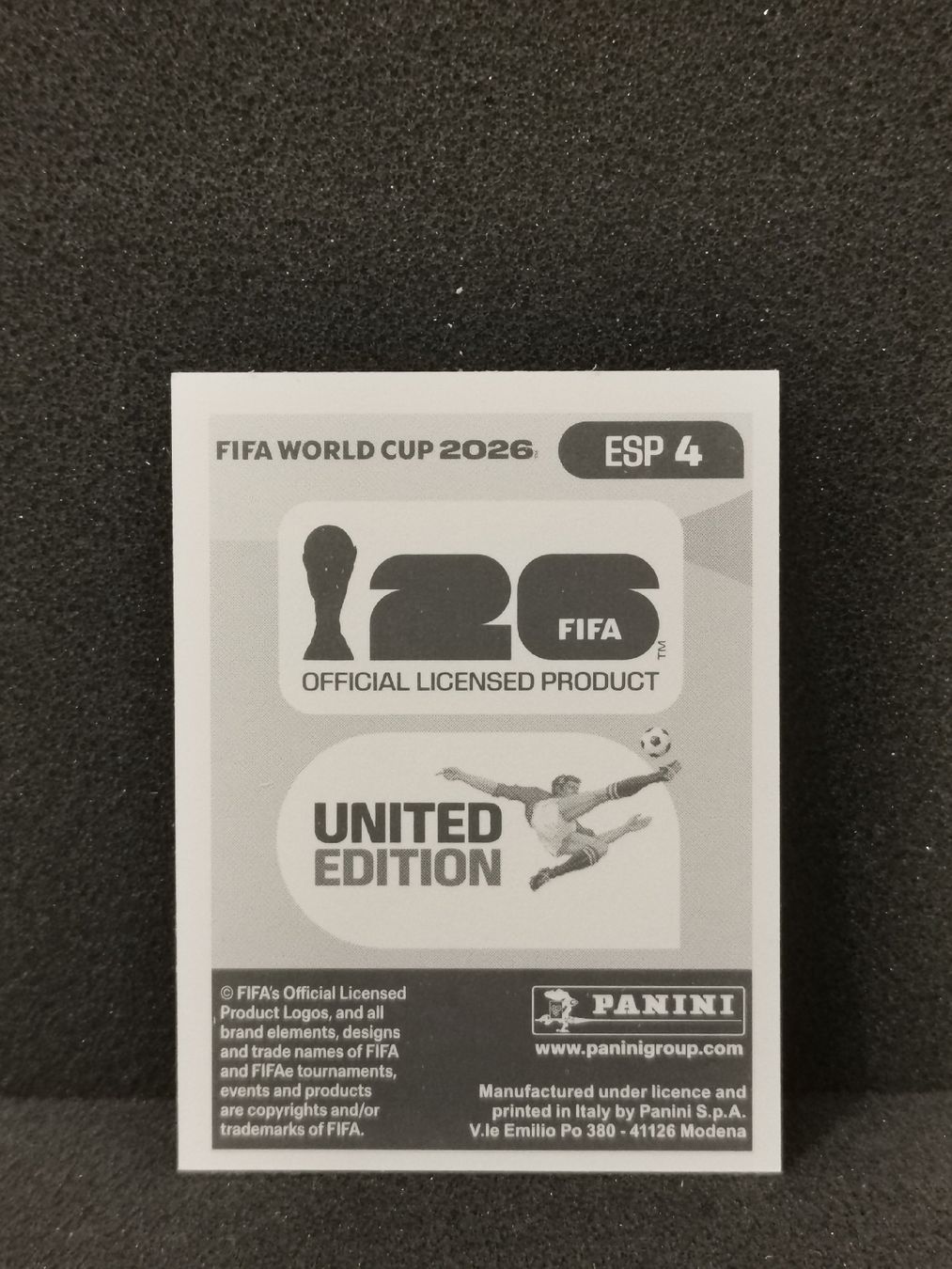 Panini Carte collezionabili: Panini Wm 2026 Sticker :Aymeric Laporte Esp 4 – Usato da Einsiedeln venduto da sza_588x 1