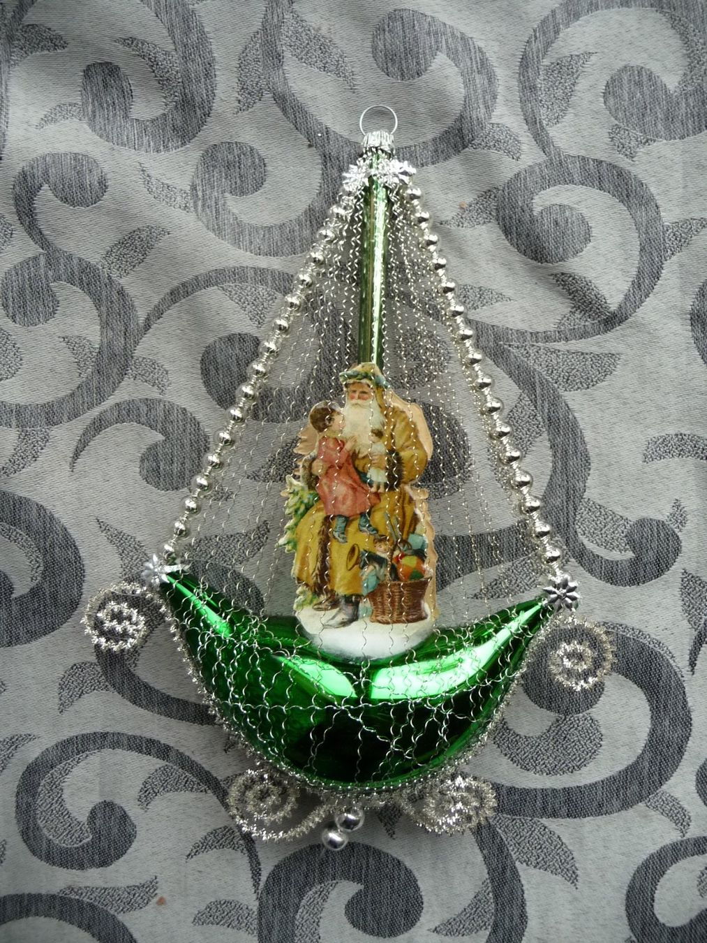 Tutte le decorazioni: grüne Gondel, Weihnachtsschmuck – Nuovo e nell'imballaggio originale da Alpnach Dorf venduto da marvo 1
