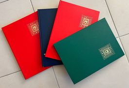 Classeur à bandes pour timbres poste, 16 pages