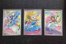 Rowlet, Popplio, Litten - First Partner Collection Series 1 