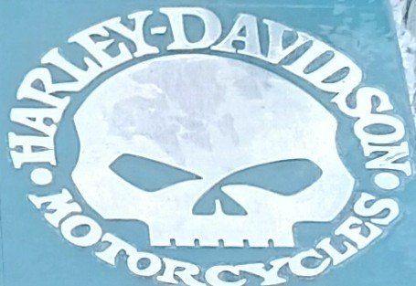 Autocollant Harley-Davidson Skull J040 4