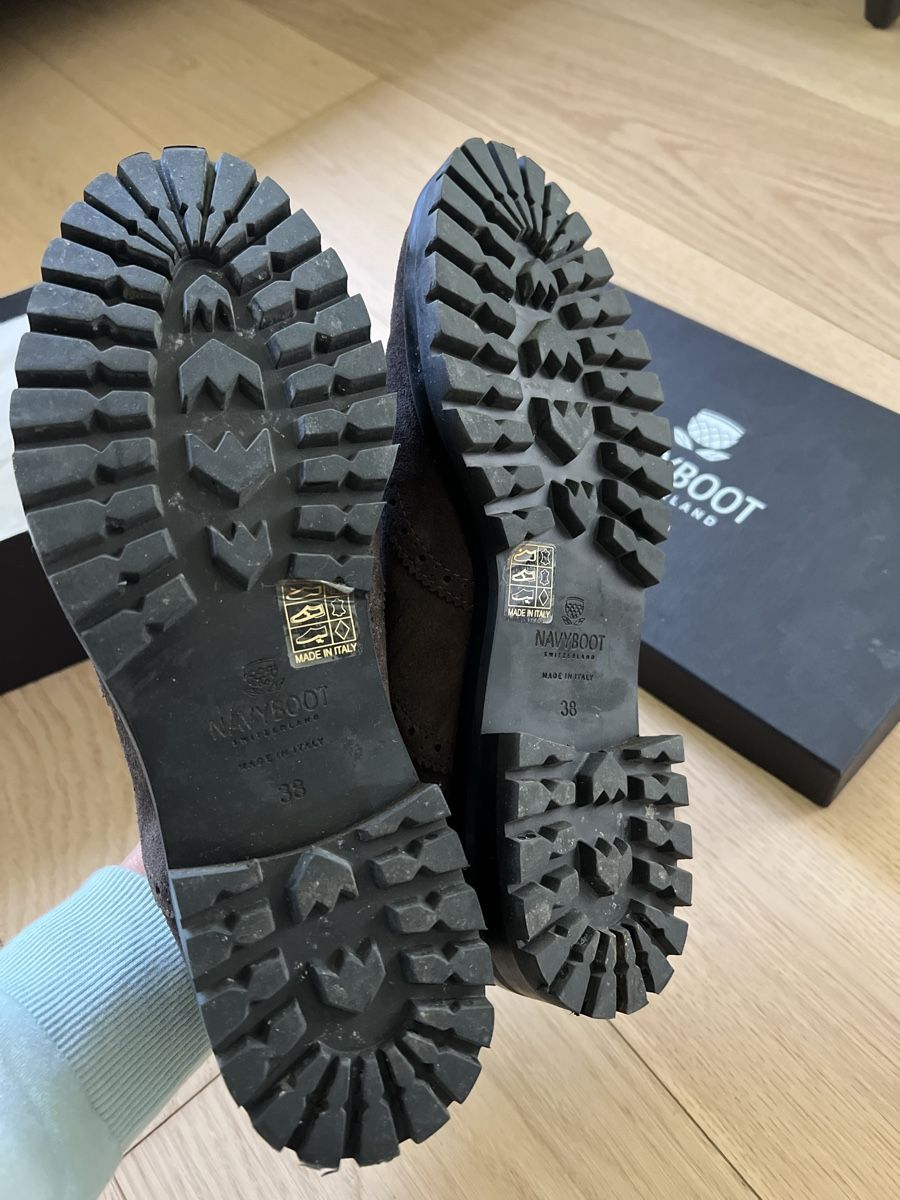 Navyboot Scarpe da donna: Navyboot- suede leather - made in italy – Nuovo e nell'imballaggio originale da Corsier GE venduto da Karol_save_planet 7