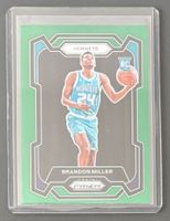 NBA Brandon Miller 2023 Prizm Green Hornets Rookie Card