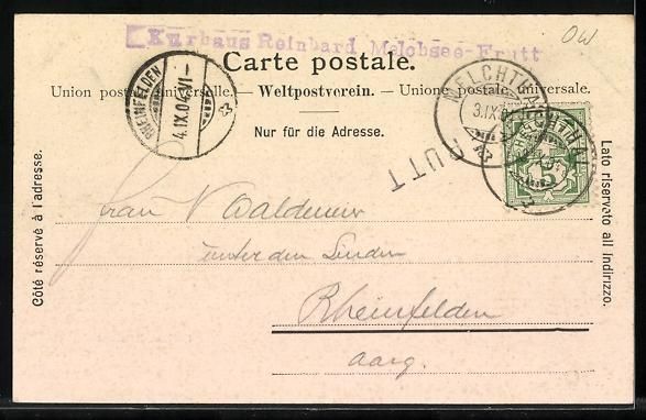 Ansichtskarten: Melchsee-Frutt, Kurhaus Reinhard, Blick  – Gebraucht aus Berlin von bartko-reher 1
