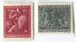 Briefmarken "Krieger". Ungarn