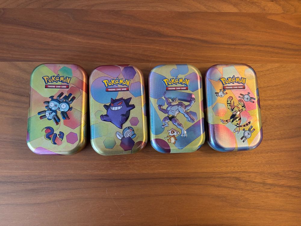 Mini Tin Pokémon Vide Juin 2024 - Boîte Métal Neuve Au Choix