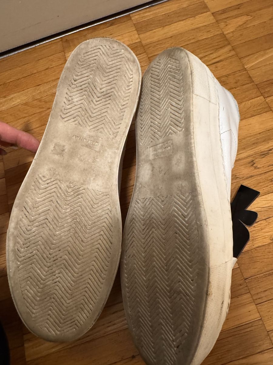 Chaussures femmes: Baskets blanches customisées - taille 41 – D'occasion à Boudry par jul_l9mr 4