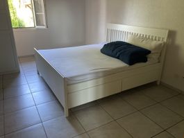 IKEA IDANÄS Bett 180×200 mit 4 Schubladen, Matratze optional