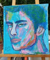 "Blueboy" Pop Art Fauve Fauvismus Blue Boy Acryl Sands