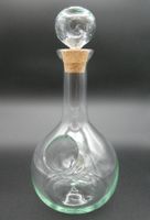 Weinkaraffe, Dekantierkaraffe 1 Liter, Glas mit Kugelstopfen