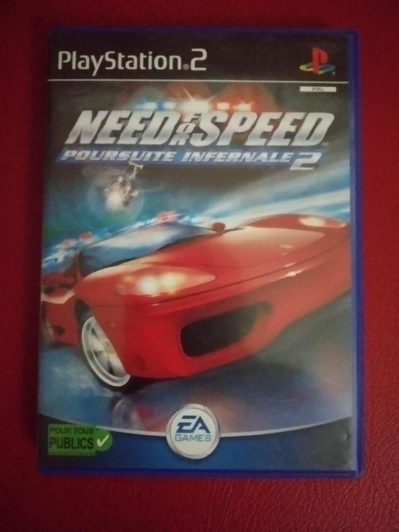 Jeu Xbox Need For Speed Poursuite Infernale 2 - Très Bon état Rétro