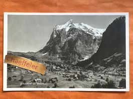 Alte Ansichtskarte Grindelwald mit Wetterhorn, Top Zustand