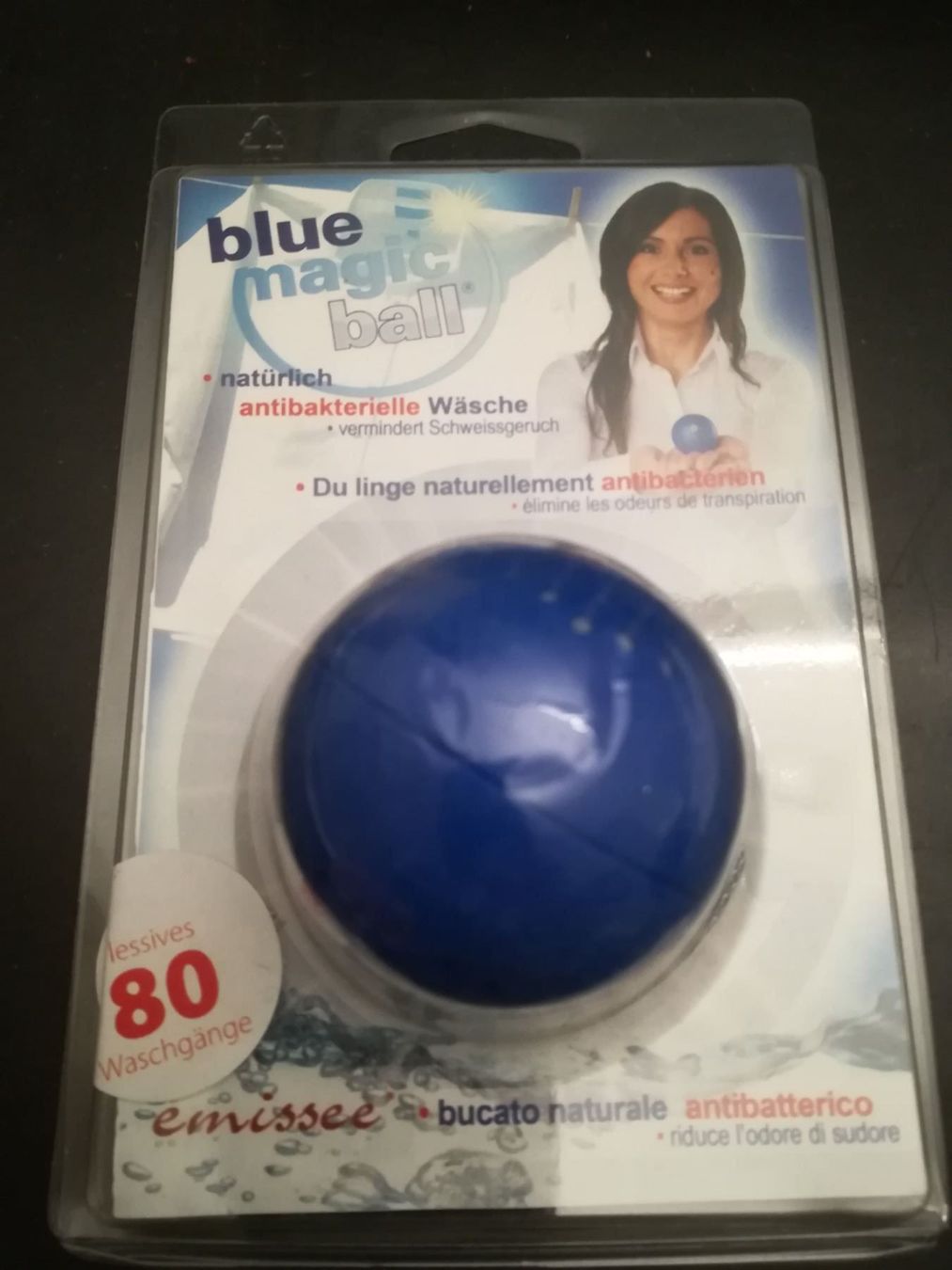 Palloni: 1 Blue Magic Ball 80 Waschgänge – Nuovo e nell'imballaggio originale da Tennwil venduto da andreas_gabriel