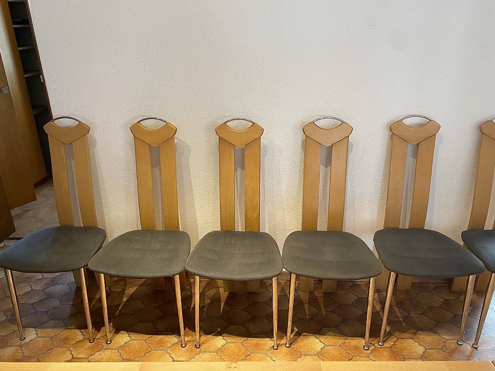 Stühle: Chaises de salle à manger, lot de 6 – Gebraucht aus Vernayaz von mel_9kvl 1