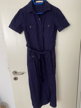 Kleid Oasis dunkelblau Grösse 12 (M) gut erhalten