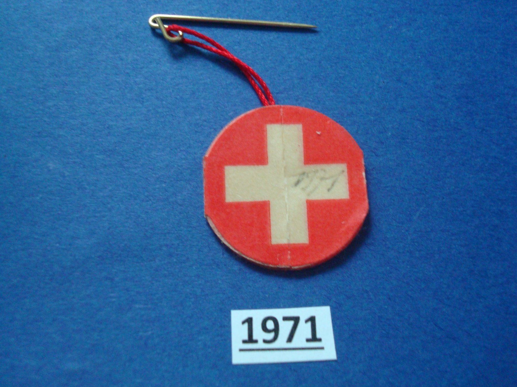 Placchette & Badge: Abzeichen 1. August 1971 – Usato da Riehen venduto da Baerewaegli