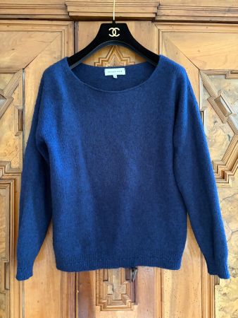 MAISON ANJE  Pullover  Größe S/M Farbe: Blau