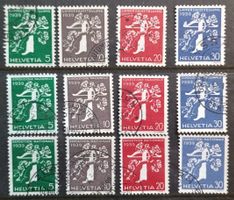 Sellos Suiza 1939  National Exposition