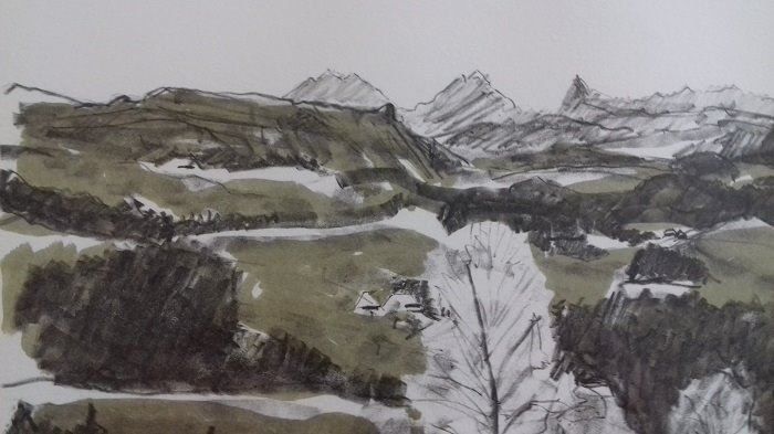 Grafica & Litografie: Fred Baumann Lithographie Emmental nummeriert – Usato da Bern venduto da gruemscheler5 2