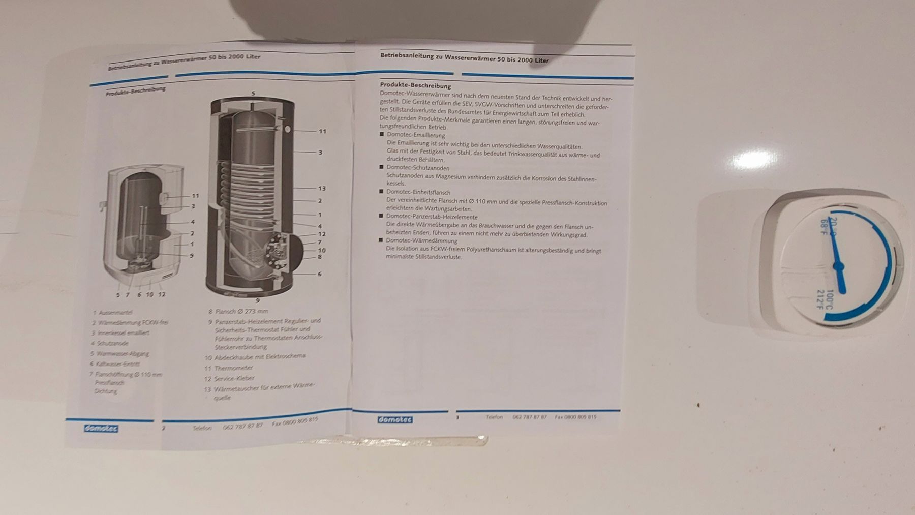 Sanitär: Boiler domotec – Gebraucht aus Altendorf von Sonnensch5 4