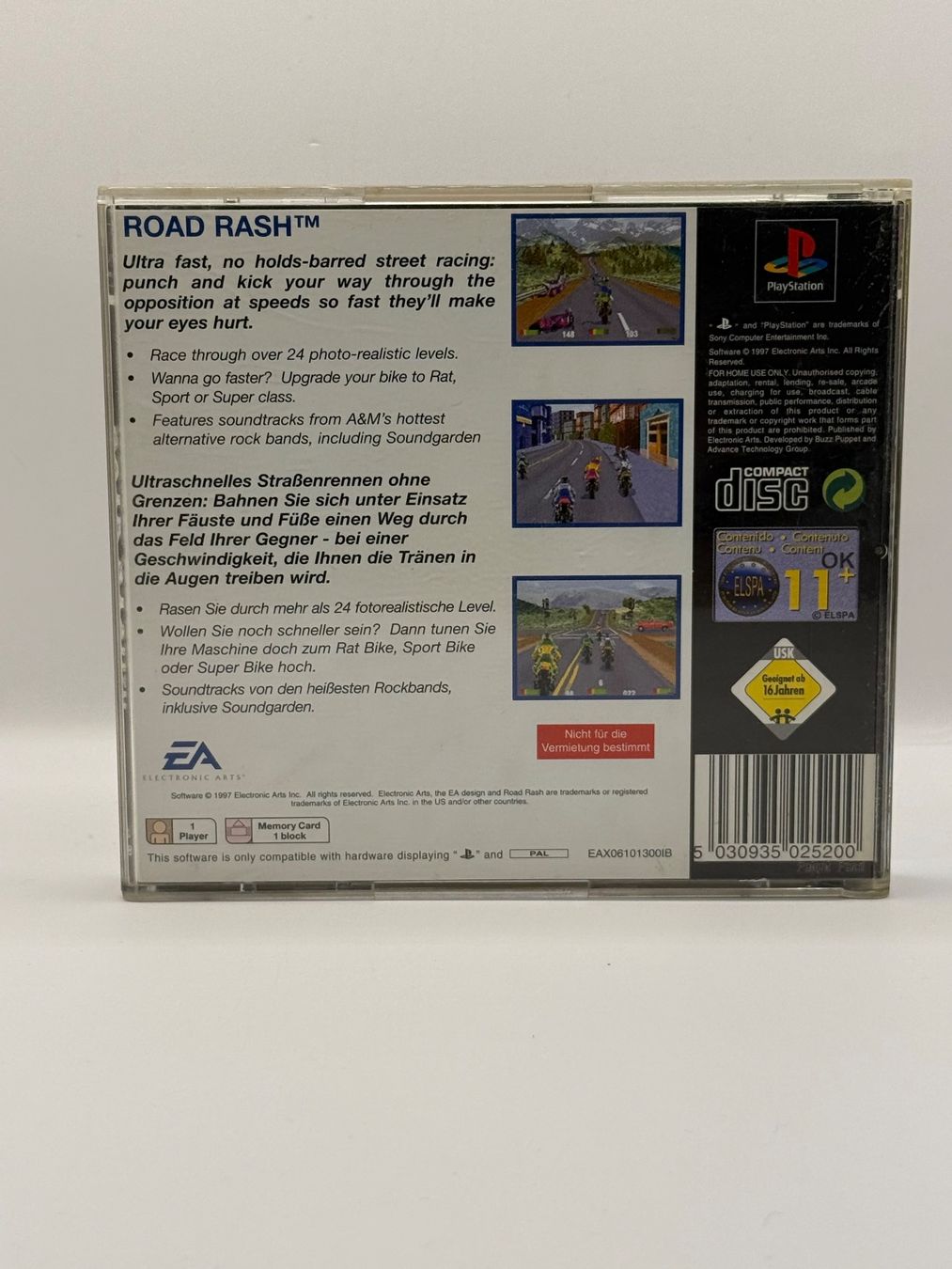 Giochi: Road Rash  -  Playstation 1 - OVP – Usato da Dietikon venduto da gab_qz7y 1