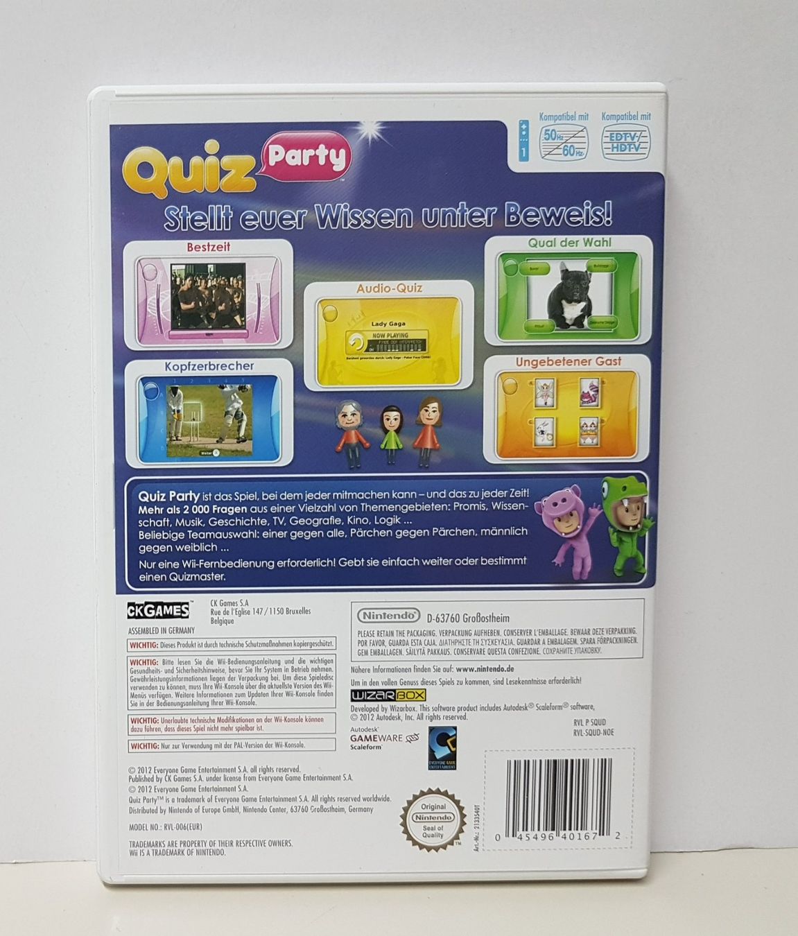 Nintendo Spiele: Quiz Party das Rateduell stellt euer Wissen unter Beweiss! – Gebraucht aus Schüpfheim von Games_Spielkonsolen 2