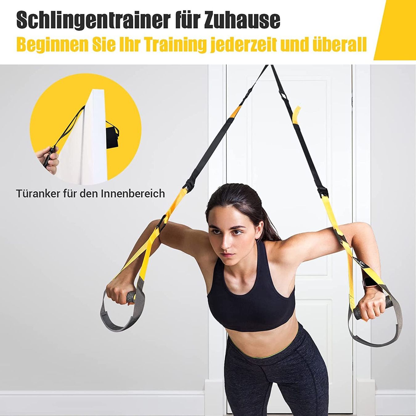 Hometrainer: Schlingentrainer Ganzkörpertraining mit Tragtasche – Nuovo e nell'imballaggio originale da Herisau venduto da Zevora 4